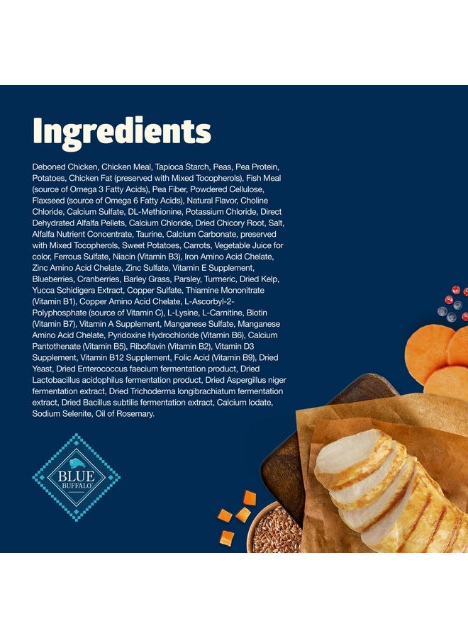 Blue Buffalo Freedom GrainFree Adult Dry Cat Food, Complete & Balanced Nutrition For Indoor Cats, Made With Natural Ingredients, Chicken Recipe, 5Lb. Bag - Image 5