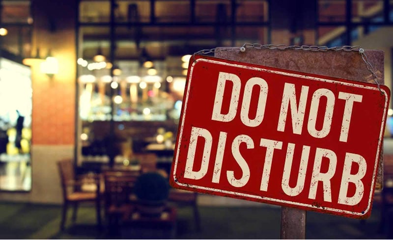 AOYEGO Do Not Disturb Tin Sign, Rusty Red Vintage Metal Tin Signs for Cafes Bars Pubs Shop Wall Decorative Funny Retro Signs for Men Women 8x12 Inch - Image 3