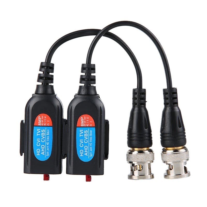 8MP BNC Video Balun Dual-Panel PCB Material - BNC Built-In Mesh Shrapnel for CCTV Surveillance Systems - Image 2