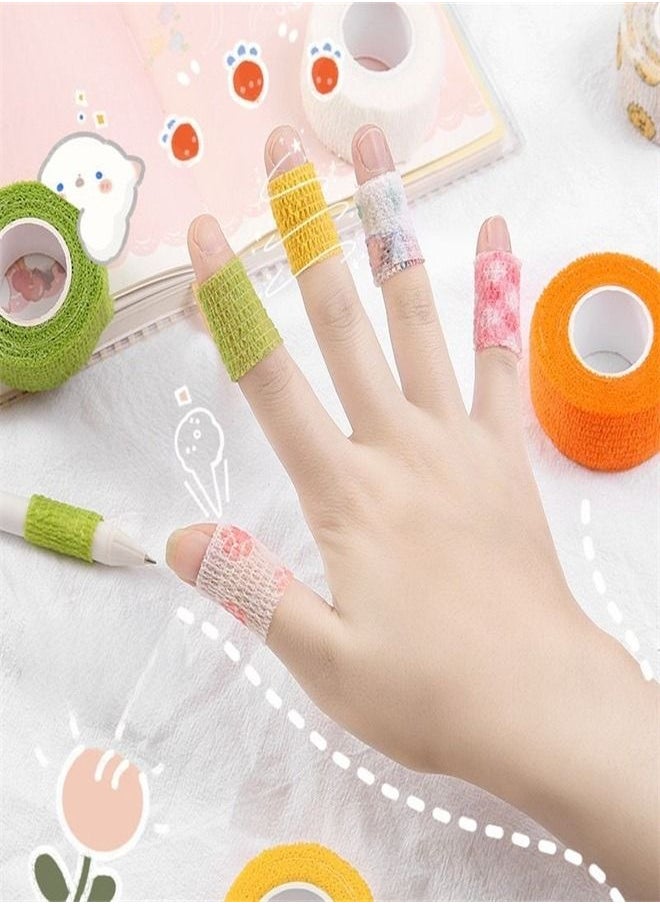 Generic 10 Pcs Finger Bandage Set for Students - Cute Cartoon Writing Finger Protection, Anti-friction Hand Tape, Self-adhesive Finger Guards  - Image 1