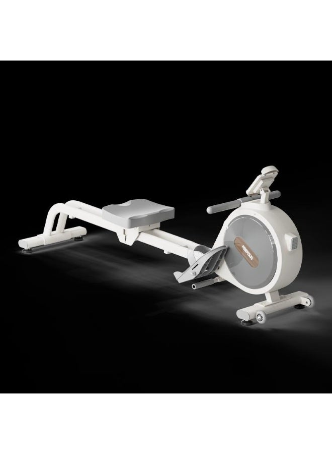 الكوتش آلة تجديف مغناطيسية للاستخدام المنزلي 32 مستوى من المقاومة الهادئة حاجز منزلق مزدوج مع تطبيق أقصى سعة للوزن 350 رطلاً متوافقة مع شاشة LCD Q1S - Image 3