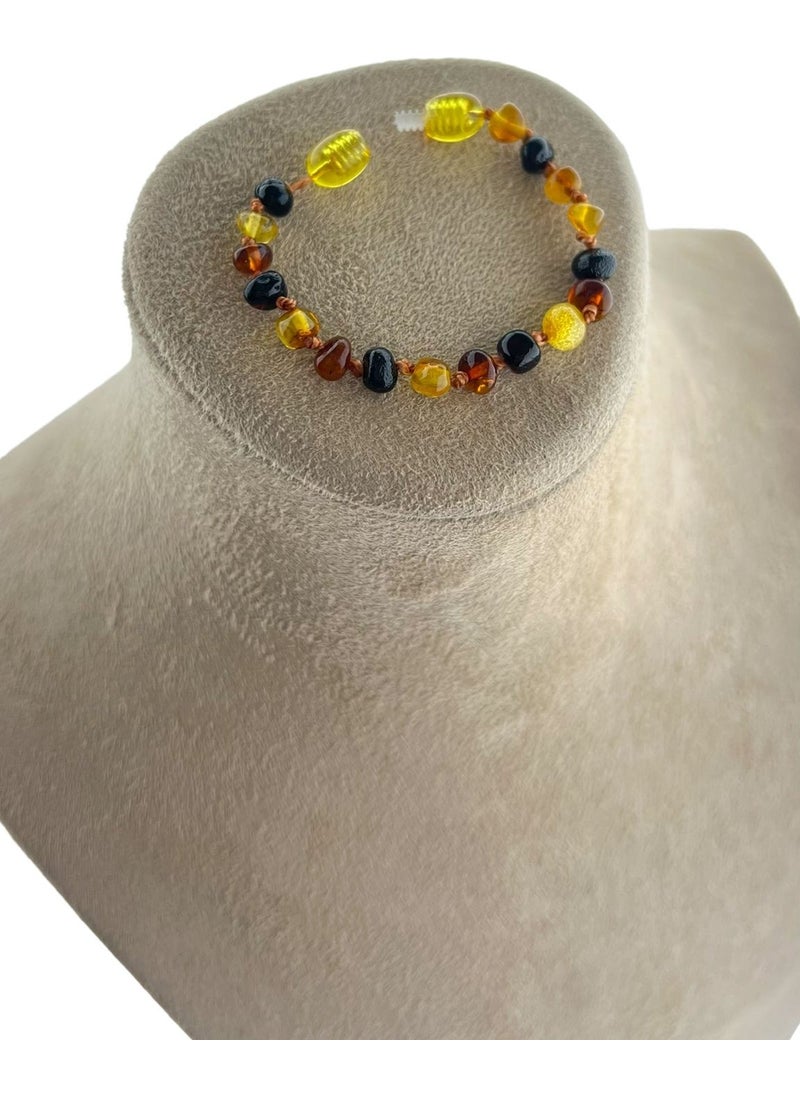 Welta Amber Multicolor Baby Necklace and Bracelet Set  - Image 2