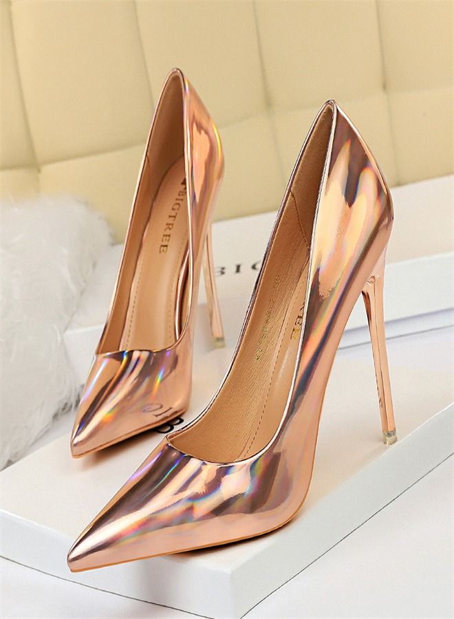 BIGTREE Metal Heel Tip Shows Thin High Heel 10.5CM