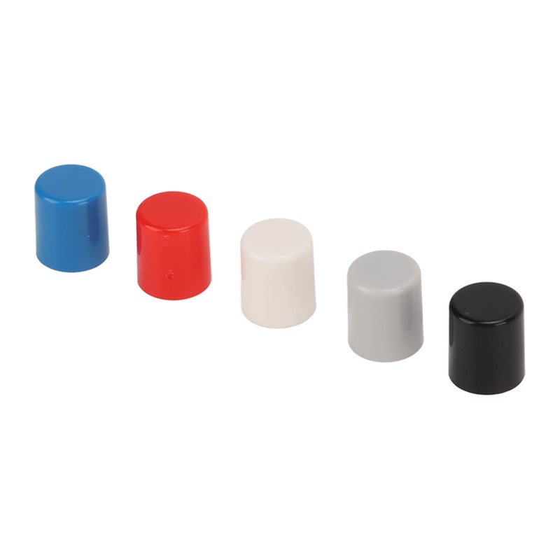250PCS Push Button Caps ABS Plastic 6 Pin Power Self Locking Switch Caps Multiple Colors - Image 3