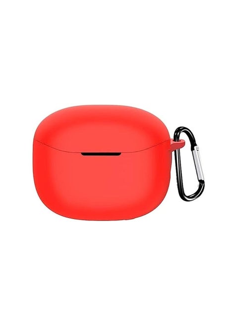 Silicone Anti-Scratch Shockproof Case Cover With Hanging Loop For Anker Soundcore Life R100 Headphone Case (Red)