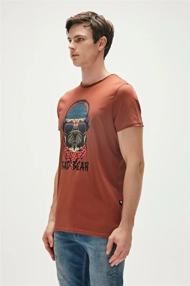 Bad Bear RECKLESS T-SHIRT DARK BLUE Men's T-Shirt 23.01.07.010-C122