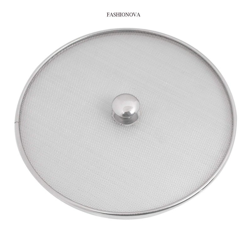 Shopobox Stainless Steel Net Cover 9 inch 10 inch Combo of 2 Pieces for Milk Vessel Cover Mesh Lids Silver - Image 5