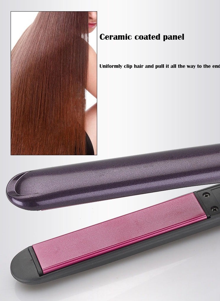 Captaintech Curling Iron Hair Straighteners, Ceramic Splint Does not Hurt Straight Rolls, Two-Purpose straightening Plate, Liu Hai Big Hair Clip - Image 4