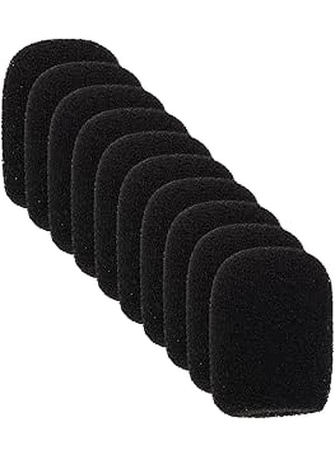 Washable Microphone Windscreen Cover Sponge 10pcs Reduces Noise for Handheld Mics - Image 1