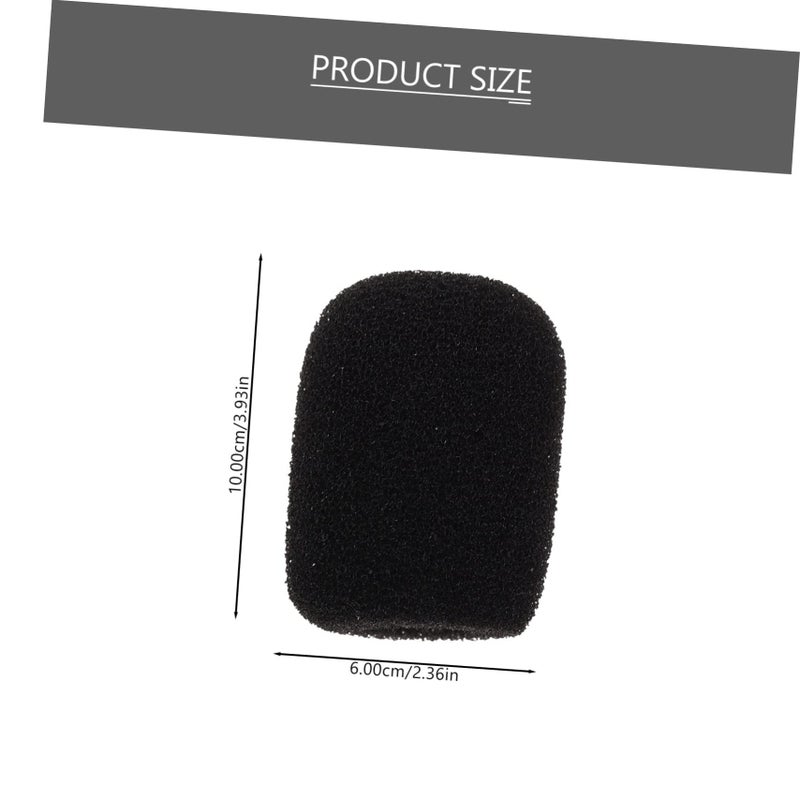 Washable Microphone Windscreen Cover Sponge 10pcs Reduces Noise for Handheld Mics - Image 3