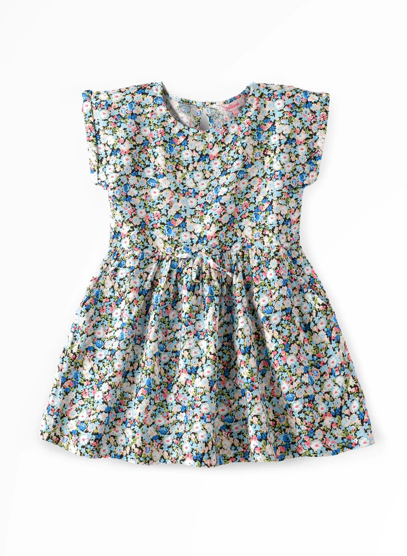 Jelliene Sunshine Sprinkles: Girls' Flowy Viscose Dress Breezy Fun & Springtime Flair