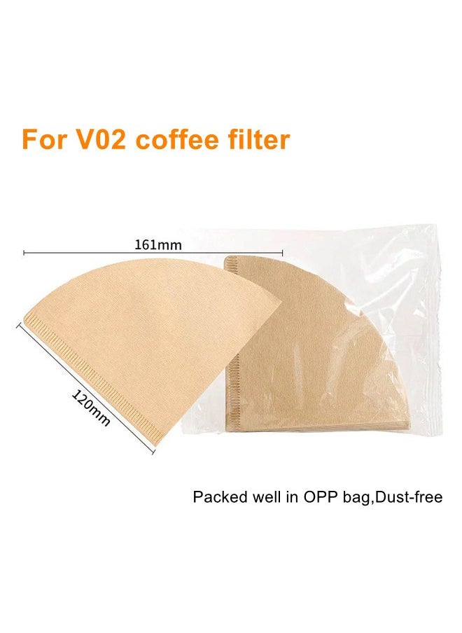WooFree 200 Pcs V60 Coffee Filter Paper  - Image 2