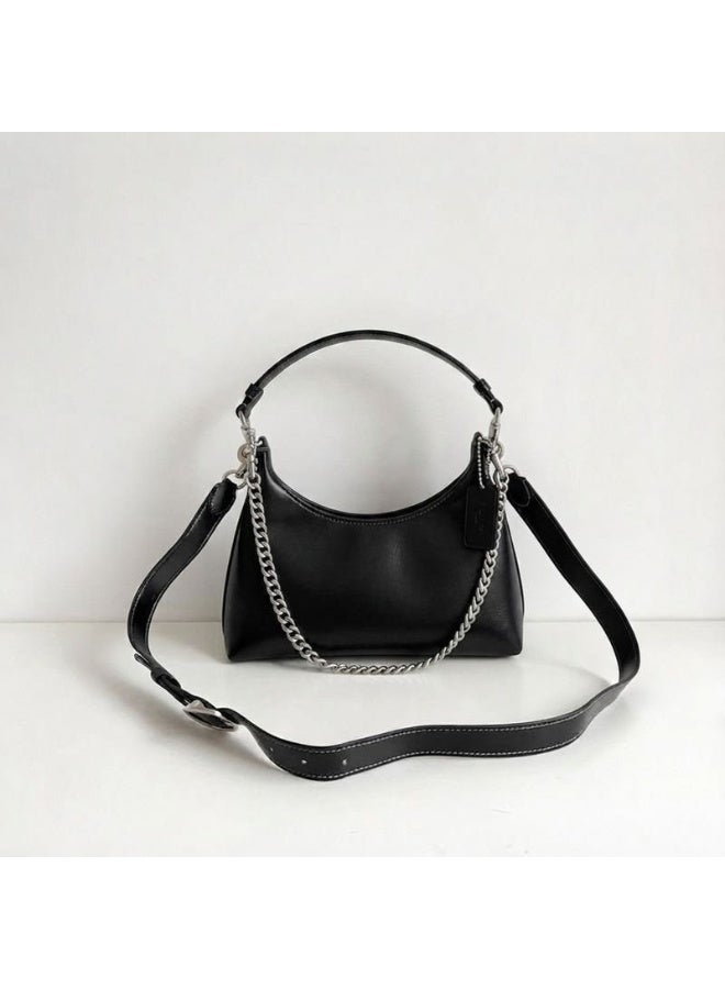 Women's Premium Oil-Waxed Leather Hobo Bag, Underarm Shoulder Bag, Crossbody Bag, Top Handle Handbag, Vintage  Style - Image 3