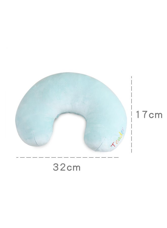 Bbsky Children's Car Curved Pillow Head Protection Neck Protection U-shaped Pillow Car Side Pillow Anti-deviation Head Protection Pillow