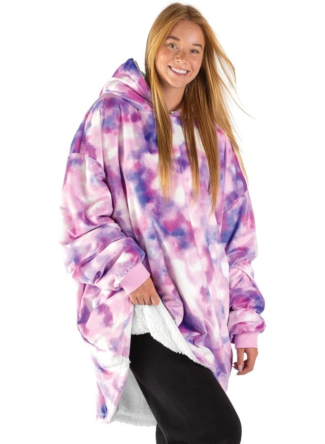 Bare Home Bare Home Sherpa Fleece Blanket - Oversized Blanket - Adult Size - Warm & Cozy - Soft Blanket - Comfortable Blanket with Two Zipper Pockets  - Image 1