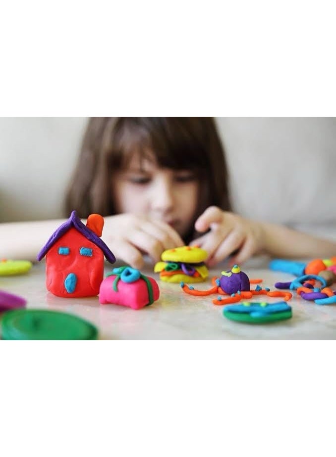 🎨 Professional modeling clay, safe for children - 1 piece in assorted bright colors - Image 3