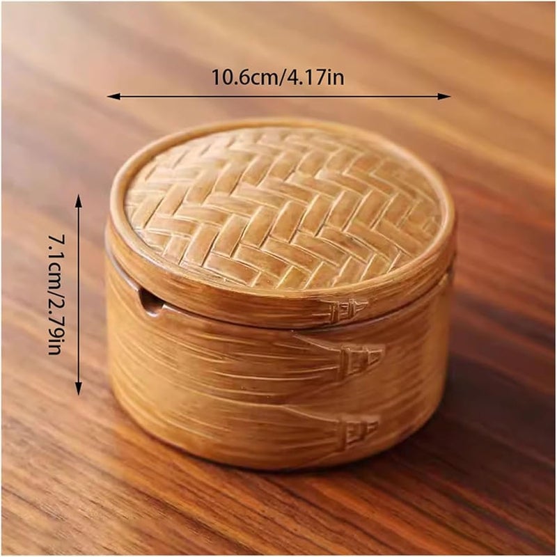 Creative Ceramic Ashtray For Patio Outdoor Living Room Coffee Table Decoration - Image 3