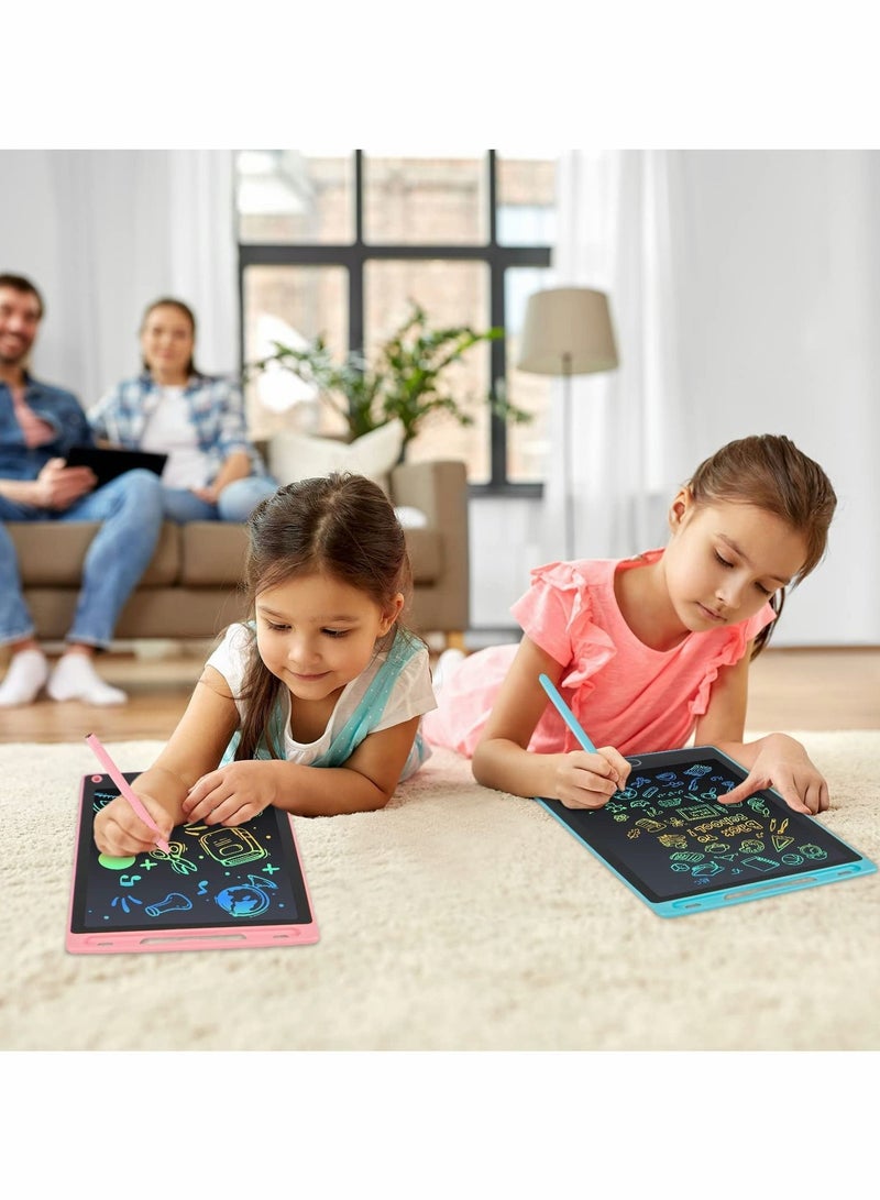 NIBEMINENT LCD Writing Tablet, Doodle Scribbler Pad 8.5 inch Colorful Screen Drawing Board Learning Gift for Kids, Educational Toys 3-6 Years Old Boys and Girls（2 Pack ）  - Image 5