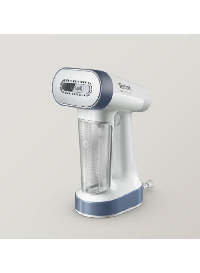 تيفال DT8722E0 Handheld Garment Steamer Pure Force 1800W, Steam Boost 90gmin,180ML 180 ml 1800 W DT8722E0 Light Gray/White - Image 4