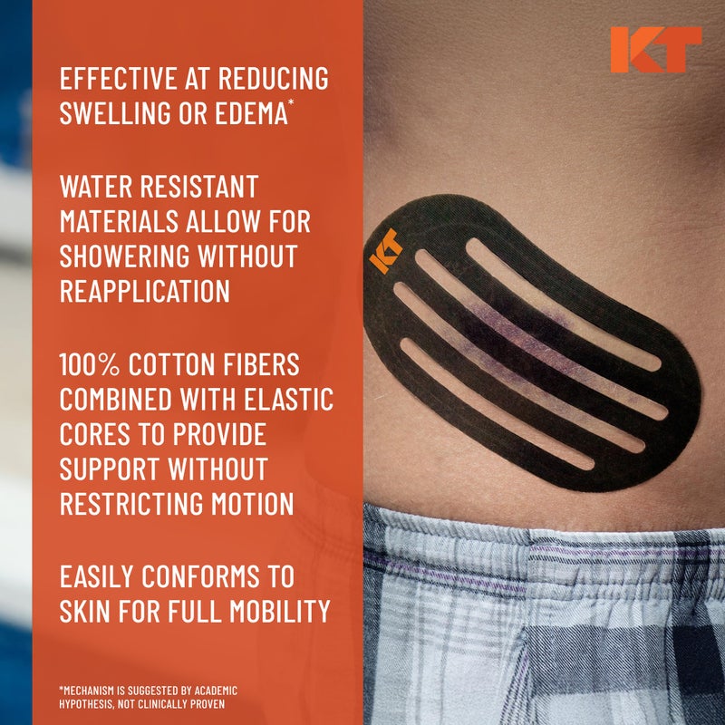 KT TAPE لصقة KT Tape Recovery+، تخفيف التورم والالتهاب - Image 5