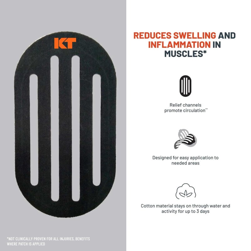 KT TAPE لصقة KT Tape Recovery+، تخفيف التورم والالتهاب - Image 3