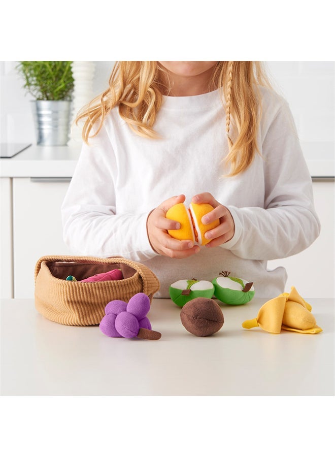 NIBEMINENT 9-Piece Fruit Basket Toy Set - Image 2