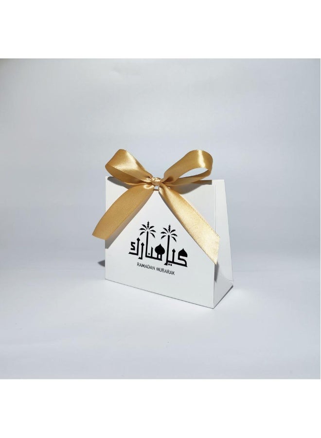 50 Pieces Candy Packaging Cardboard Box For Eid Mubark Ramadan Mubarak Party Souvenir Gift Boxes Coconut Tree Pattern - Image 2