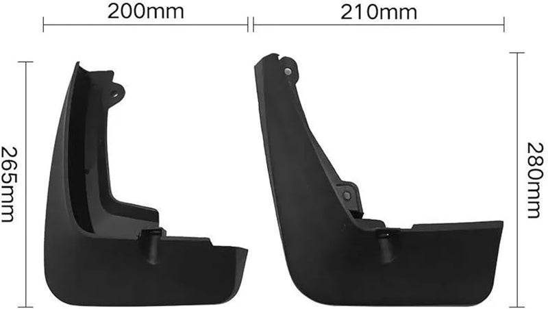 Renault Captur 2019 2025 Mud Flaps Splash Guards Fender Mudguards Car Accessories - Image 3