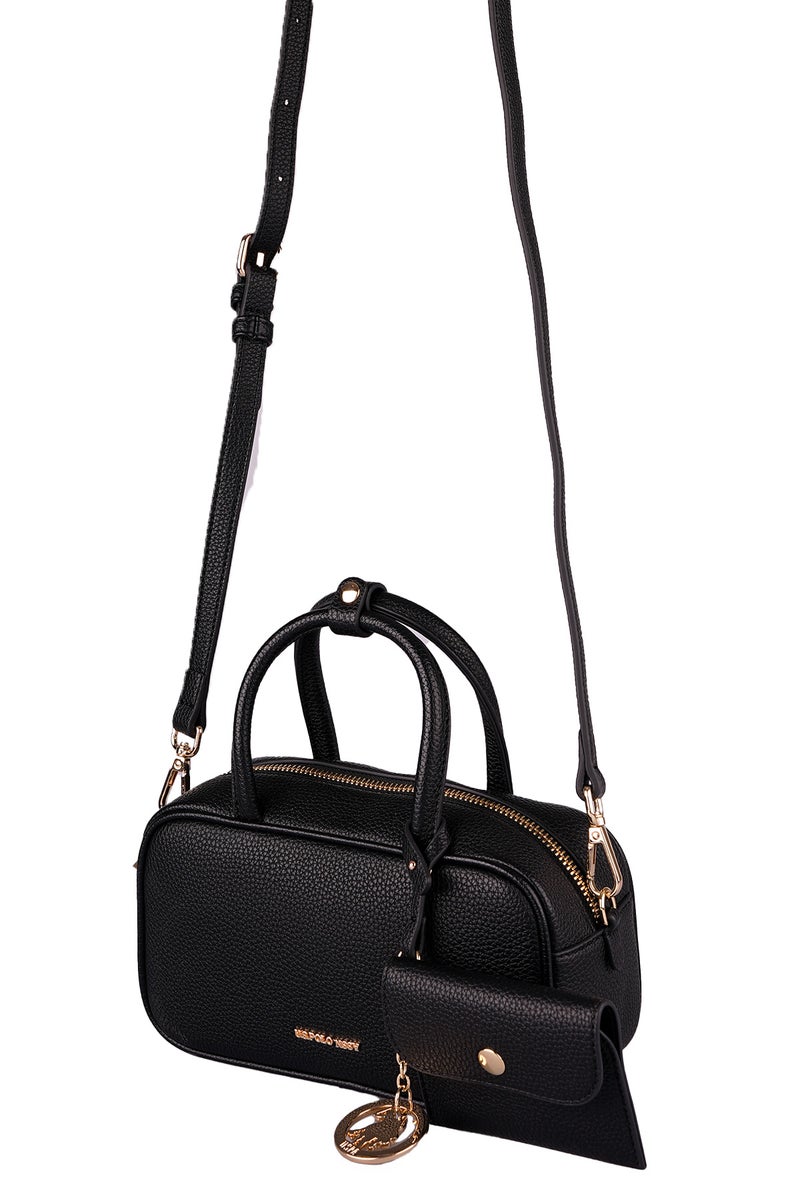 U.S. Polo Assn. Women's Shoulder Bag, Ladies Large Capacity Hobo Bag, Handbag Tote Bags Clutch Bag, Women's Leather Hobo Bag, Women's Tote Bag, Women's Shoulder Bag, Women's Hand Bag, Women's Travel Bag, for Office Sling Bag Side Bag and Girls College Students - Image 2