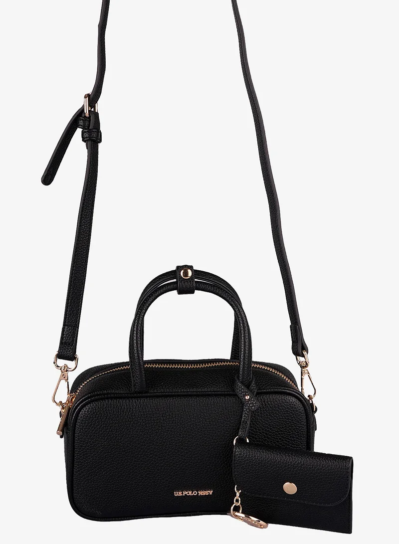U.S. Polo Assn. U.S. Polo Assn. Women's Shoulder Bag, Ladies Large Capacity Hobo Bag, Handbag Tote Bags Clutch Bag, Women's Leather Hobo Bag, Women's Tote Bag, Women's Shoulder Bag, Women's Hand Bag, Women's Travel Bag, for Office Sling Bag Side Bag and Girls College Students