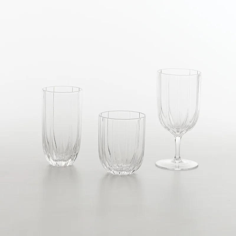 Zafferano MARGHERITA Glass Goblet Clear Ø.78x170mm. CL.40,5