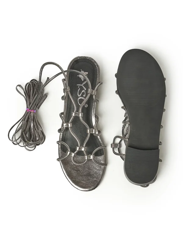 Y.so Women's Flat Slingback Sandals – Slip-On Comfort with Backstrap Support