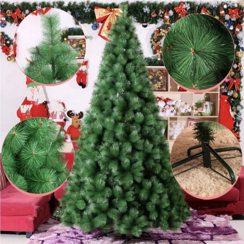 Generic Beautiful Long Heavy Artificial 10feet Christmas Tree Xmas Tree with Solid Metal LegsLight Weight Perfect for Christmas Decoration Green 10 FEET Long  - Image 4
