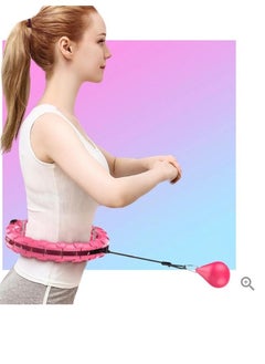 Generic Smart Weighted Fitness Hoop – Adjustable Infinity Hoop for Fun & Effective Waist Workout Compatible Size 30,32,34  - Image 4