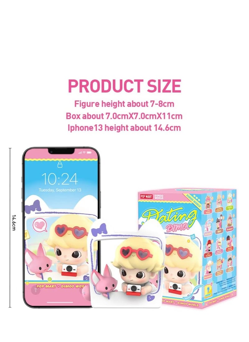 POP MART DIMOO Date Series 1Box 2.5 inches Articulated Character Premium Design gifts for women Fan-Favorite blind box Collectible Toy Art Toy Action Figure  - Image 3