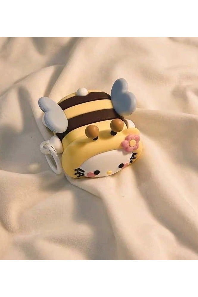 general AirPods 3rd generation silicone wireless Bluetooth protective case, cartoon design, Apple wireless Bluetooth headphones protective case, made of silicone material, with a creative and soft exterior.