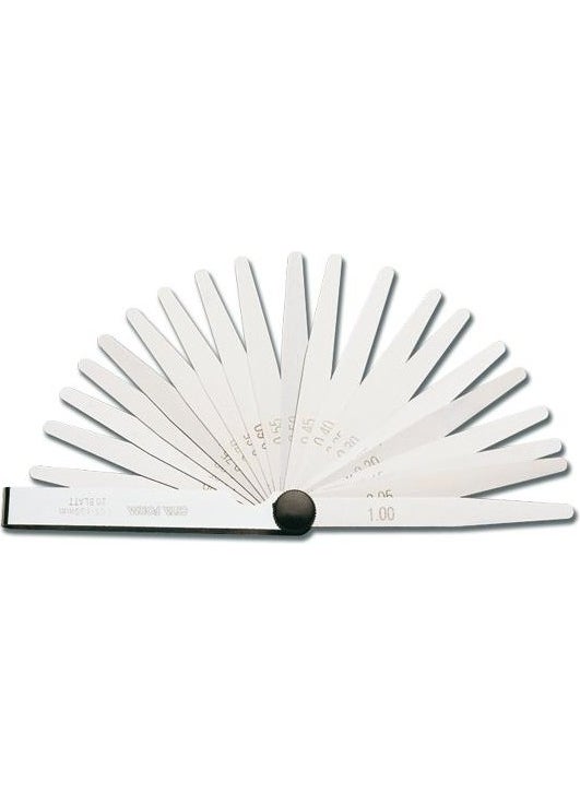 Ceta Form P54-20S Metric 20 Leaf Filler Pocket Knife (0.05-1.0 Mm) 
