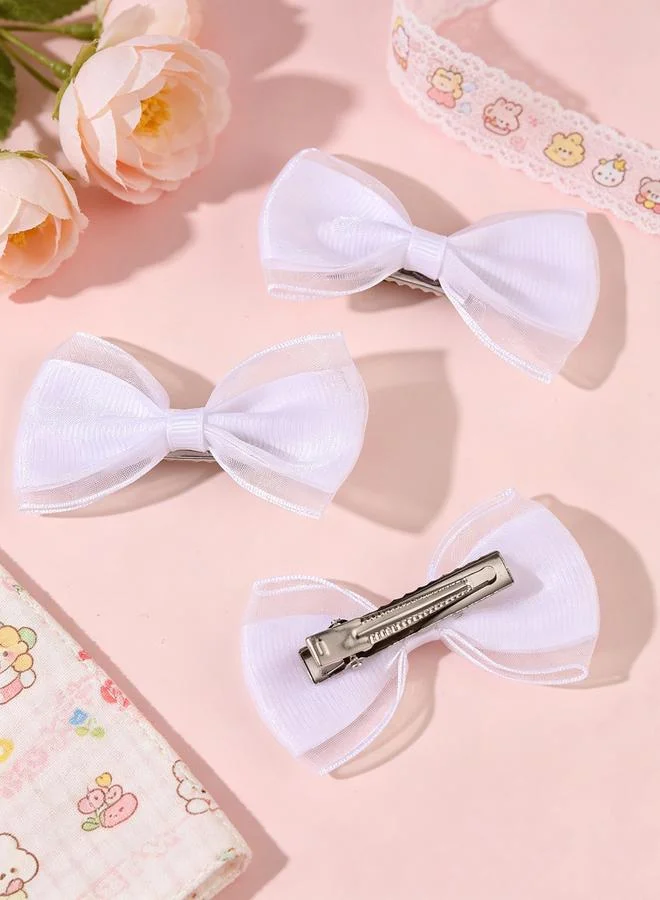 تايك تو Set of 10 - Solid Bow Hair Clips