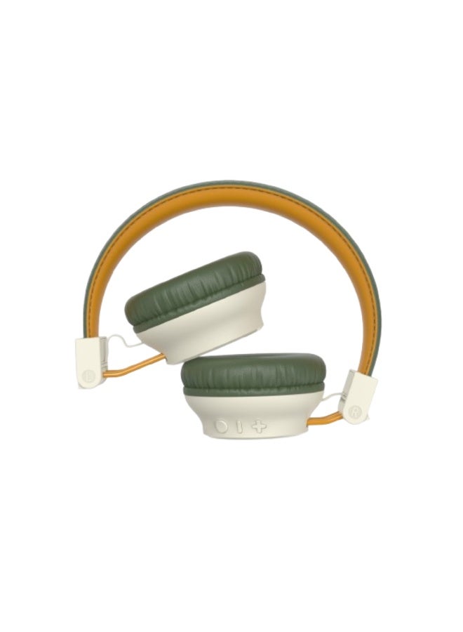 Engage HS E30 Bluetooth Headphones – Wireless Over-Ear Headset with Active Noise Cancellation Upto 55H Playtime with Crystal-Clear Audio, Army Green - Image 4