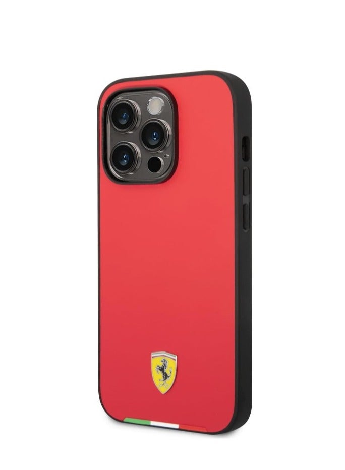 Ferrari غطاء حماية لجهاز ايفون 14 برو - احمر - Image 2