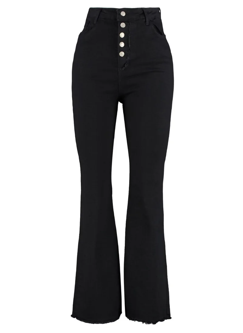 ترينديول كيرف Button Detail Jeans