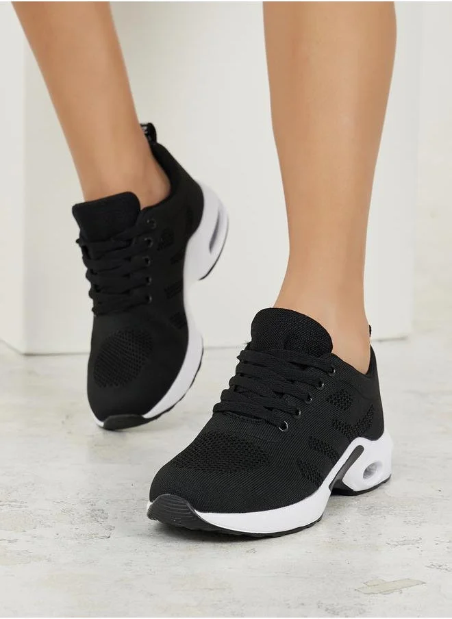 Styli Active Taping Detail Lace Up Sneakers
