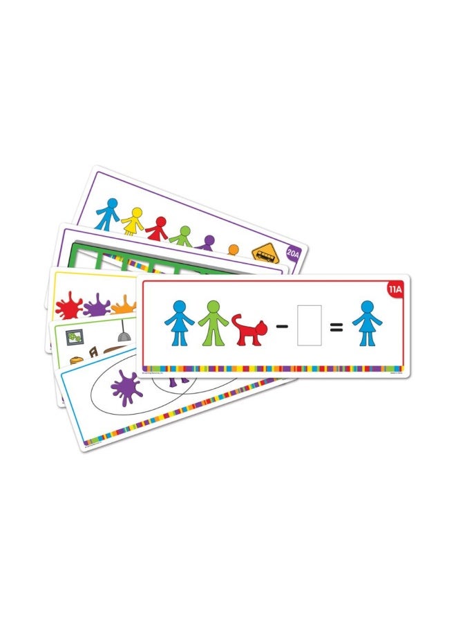 Learning Resources All About Me Family Counters Activity Cards (Set Of 21), Early Maths & Sorting Skills, Language-Free Activities For Kids, Use With All About Me Counters (Set Of 72), Ages 3+ - Image 2