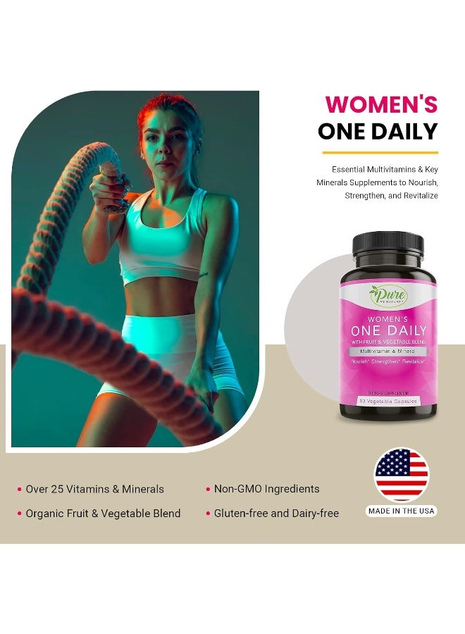 Pure By Nature Women's Daily Multivitamin with Fruit & Vegetable Blend - Image 5