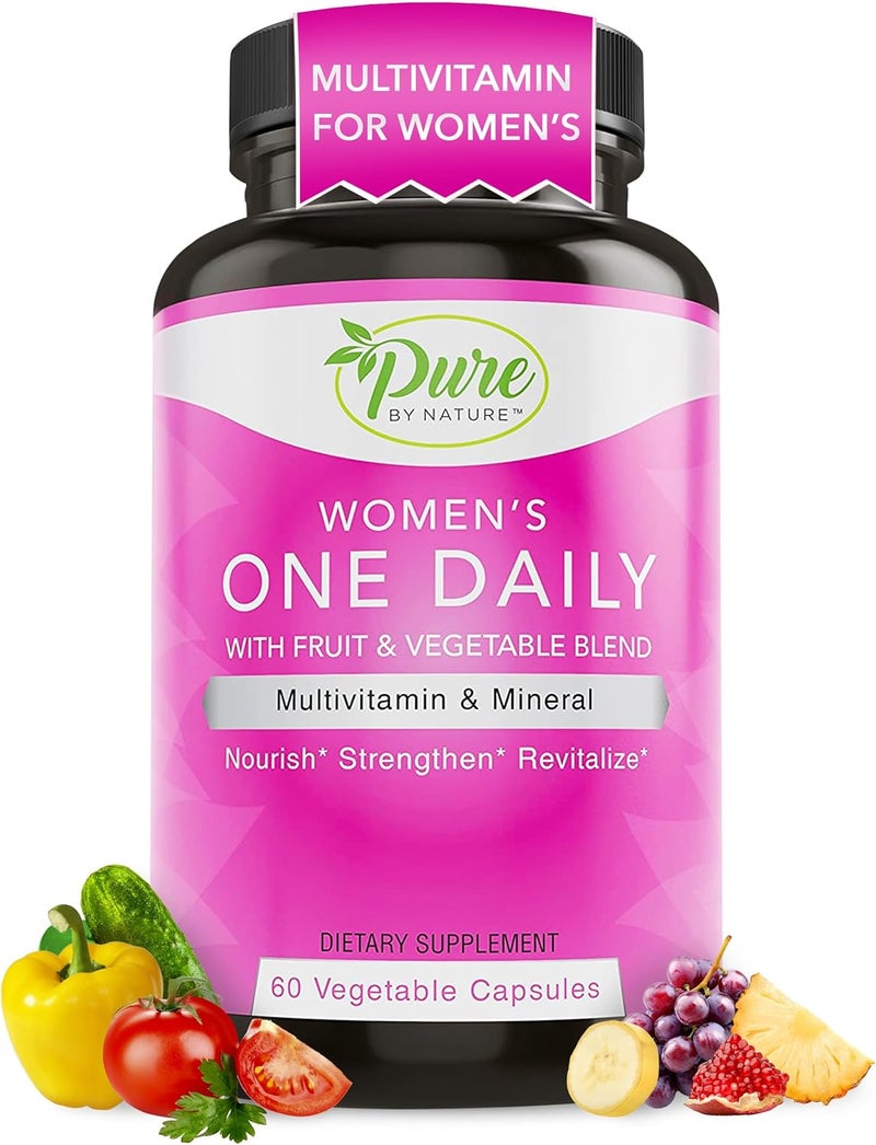 Pure By Nature Women's Daily Multivitamin with Fruit & Vegetable Blend - Image 1