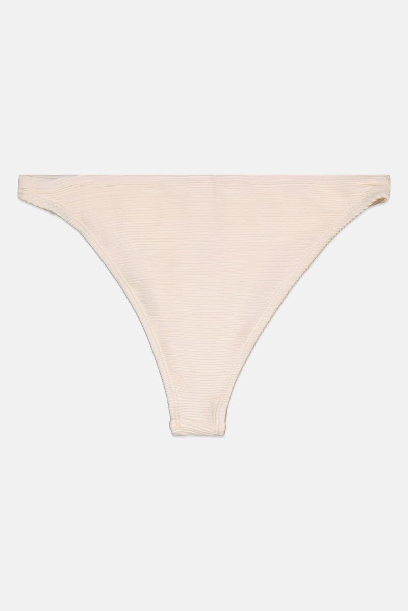 NA-KD Women Textured Pull On Swimwear Bottom, Beige  - Image 2