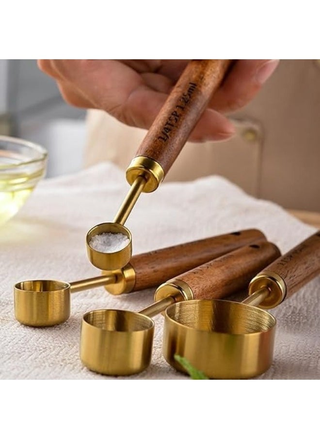 Elegant Wooden Handle Gold Measuring Spoon 2.5 Ml - pzsku/Z4C36683EB5C21439208EZ/45/_/1735988870/fbd9edbf-f274-46aa-8c70-88d5294c9a0d