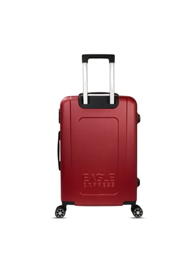 Eagle Express 3-Piece Superior Telescopic Handle ABS Hard Luggage Set Red 76 x 30 x 49 cm 300109  - Image 3