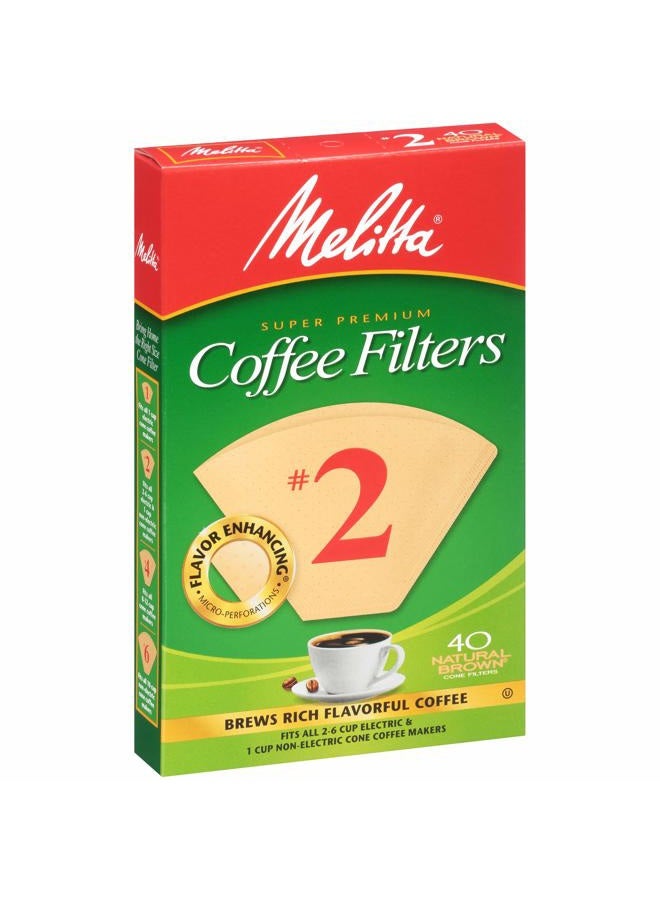 Melitta Coffee Filter 2brn 40ct - Image 2