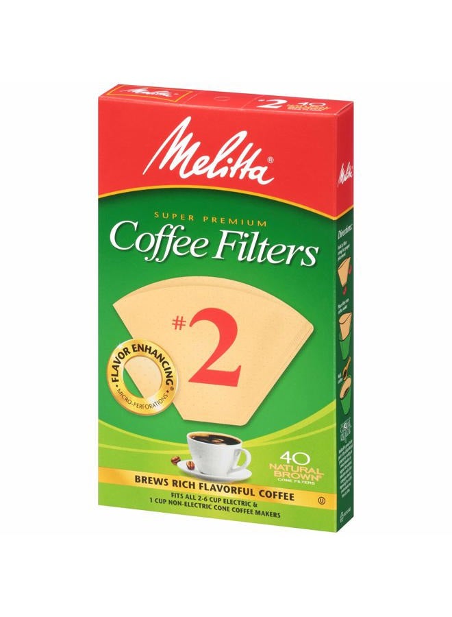 Melitta Coffee Filter 2brn 40ct - Image 3